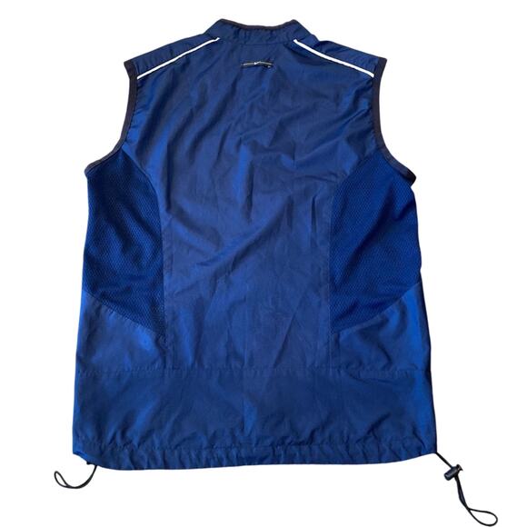Nike Navy Blue Reflective Running Vest Women's Size M - Picture 2 of 11